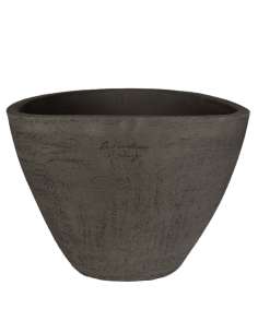 Brushed black clay Ellipse cup