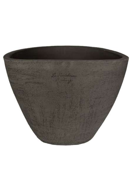 Coupe Ellipse terre noire grattée