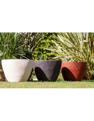 Brushed red clay Ellipse cup