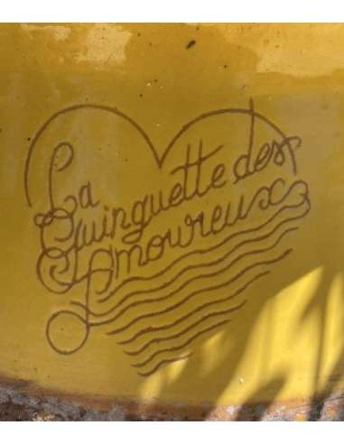 Engraving on vase