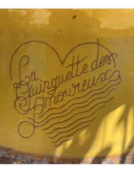 Engraving on vase