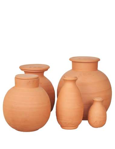 Poterie d’arrosage avec chapeau col évasé à enterrer (Ollas) taille L