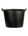 Pot rond en plastique noir pour Anduze n°1 bis et n°0