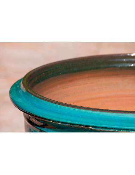 Turquoise patina Anduze bowl