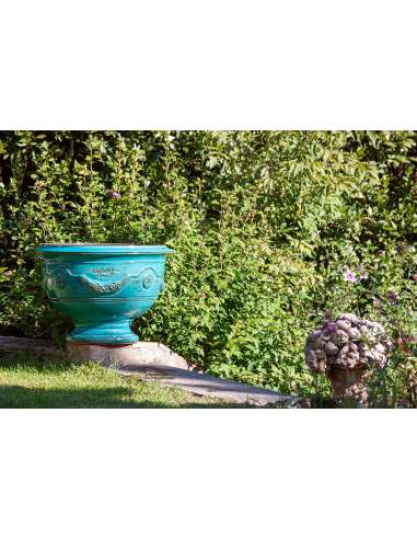 Turquoise patina Anduze bowl