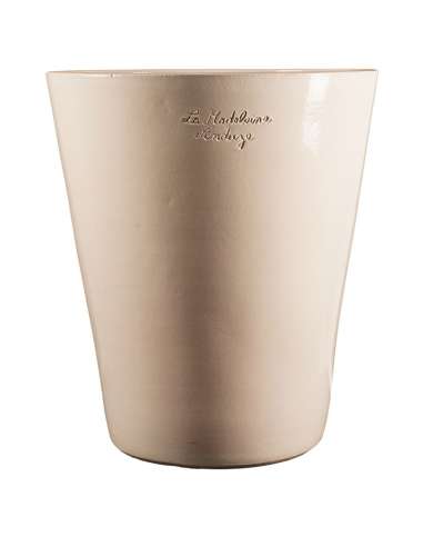 Mazagran émaillé blanc pur